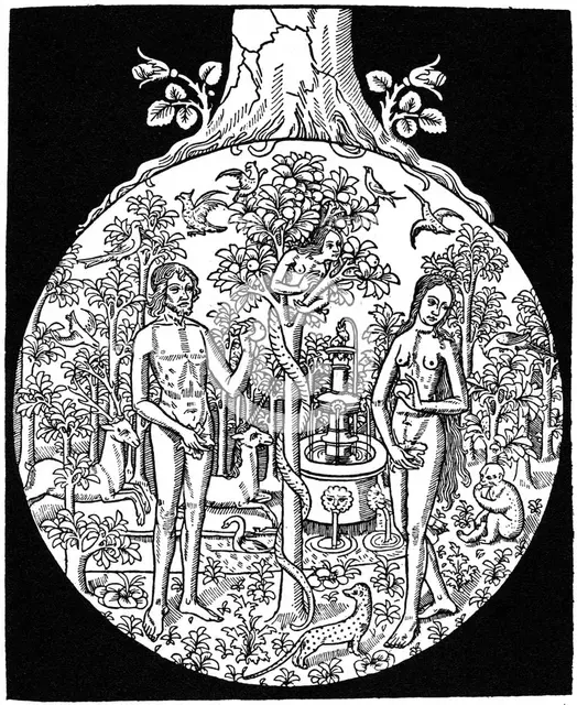 Adam and Eve, 1505 (1964). Artist: Anon