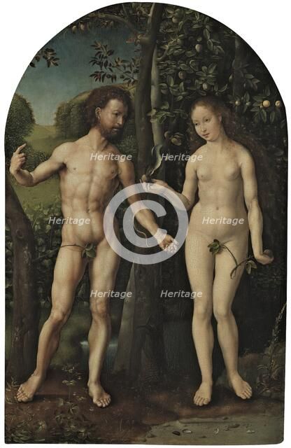 Adam and Eve, 1507. Creator: Jan Gossaert.
