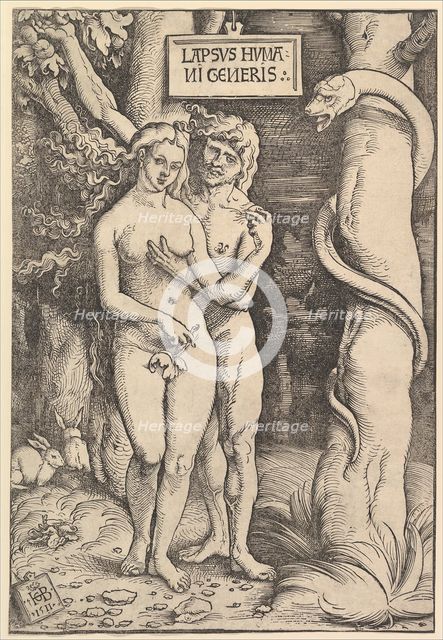 Adam and Eve, 1511. Creator: Hans Baldung.