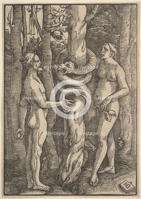 Adam and Eve, 1514. Creator: Hans Baldung.