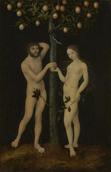 Adam and Eve, 1528-1530. Creator: Lucas Cranach the Elder
