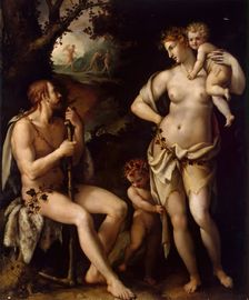Adam and Eve, 1570s. Creator: Unknown