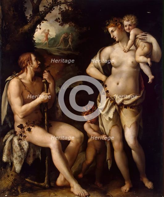Adam and Eve, 1570s. Creator: Unknown.