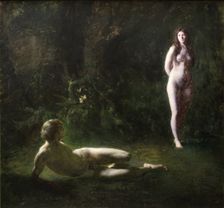 Adam and Eve, 1887. Creator: Paulsen, Julius (1860-1940)