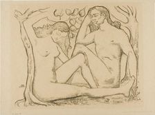 Adam and Eve, 1895. Creator: Aristide Maillol
