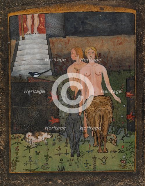 Adam and Eve, 1895. Creator: Hugo Simberg.