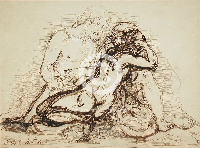 Adam and Eve, 18th century. Creator: Giovanni Battista Cipriani.