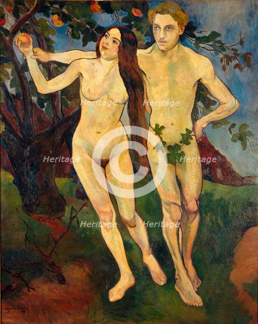 Adam and Eve, 1909.