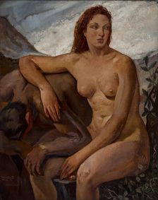 Adam and Eve, 1930. Creator: Oppi, Ubaldo (1889-1942)