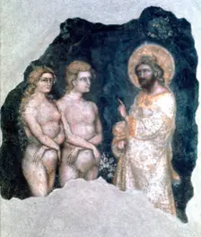 Adam and Eve 1357. Artist: Guariento