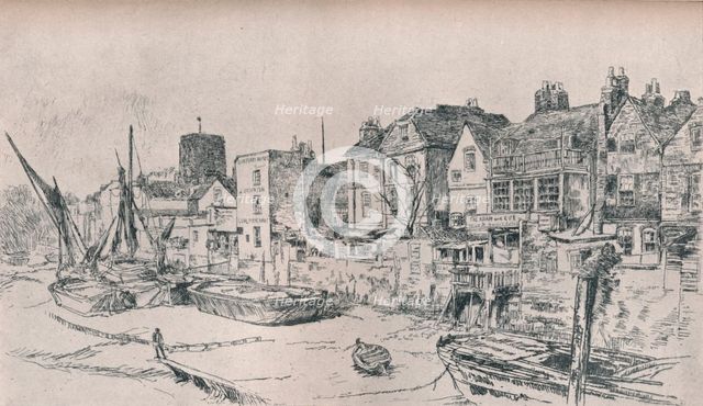 Adam and Eve: Old Chelsea, 1879, (1903). Artist: James Abbott McNeill Whistler