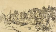 Adam and Eve, Old Chelsea, 1879. Creator: James Abbott McNeill Whistler