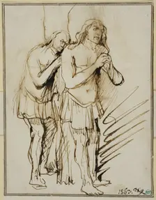 Adam and Eve after the Fall. Creator: Philip Koninck