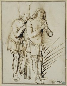 Adam and Eve after the Fall. Creator: Philip Koninck