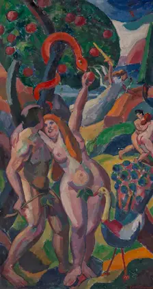 (Adam and Eve), before 1932. Creator: Carl Newman