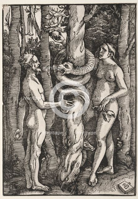Adam and Eve, c. 1514. Creator: Hans Baldung (German, 1484/85-1545).