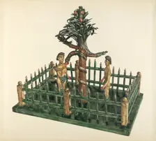 Adam and Eve, c. 1939. Creator: Yolande Delasser