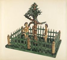 Adam and Eve, c. 1939. Creator: Yolande Delasser