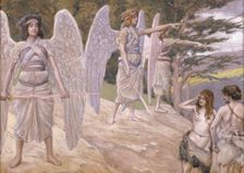 Adam and Eve Driven From Paradise, 1896-1902. Artist: Tissot, James Jacques Joseph (1836-1902)