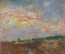 Adam and Eve Expelled from Paradise, 1887. Creator: James Ensor