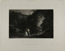 Adam and Eve Hearing the Judgement of the Almighty, from Illustrations of the Bible, 1831. Creator: John Martin