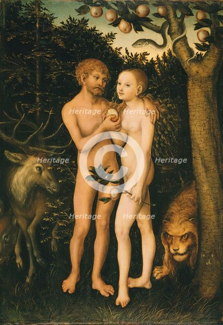 Adam and Eve in Paradise, 1531.