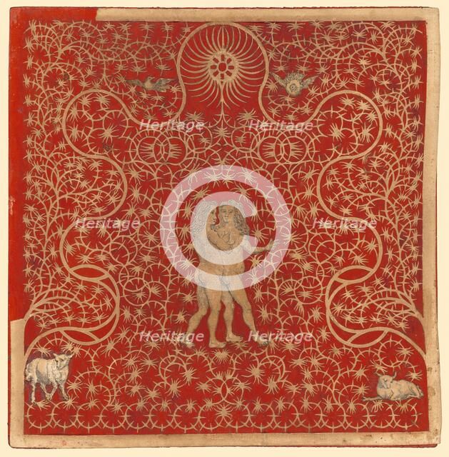 Adam and Eve in the Garden with Two Sheep and Two Doves, 1780s?. Creator: Unknown.