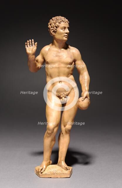 Adam and Eve (pair of statuettes), c. 1535. Creator: Daniel Mauch (German, 1477-1540).