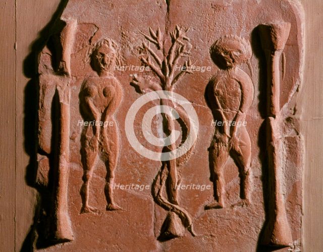 Adam and Eve, Tunisia, 5th Century. Artist: Unknown
