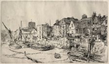 "Adam and Eve" Tavern, Old Chelsea. Creator: James McNeill Whistler (American, 1834-1903)