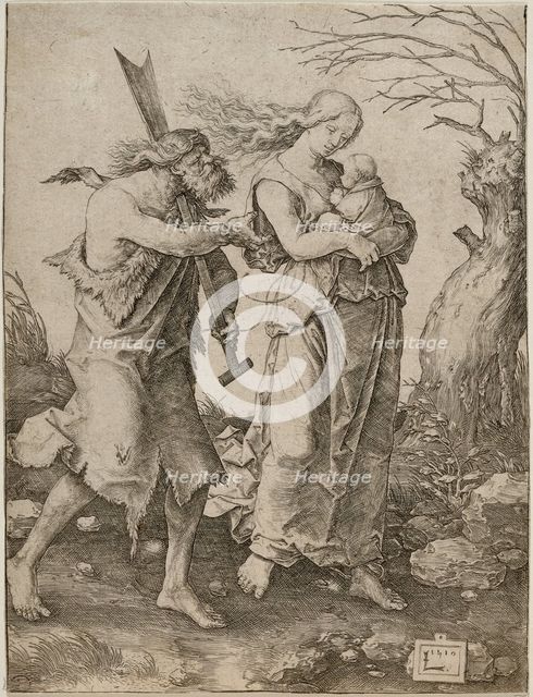 Adam and Eve with Cain, 1510. Creator: Leyden; Lucas; van (1489/94-1533).