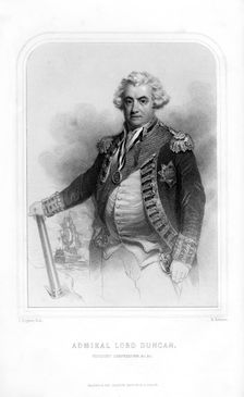 Adam Duncan, Viscount Duncan of Camperdown, Scottish navy officer, (1870).Artist: H Robinson