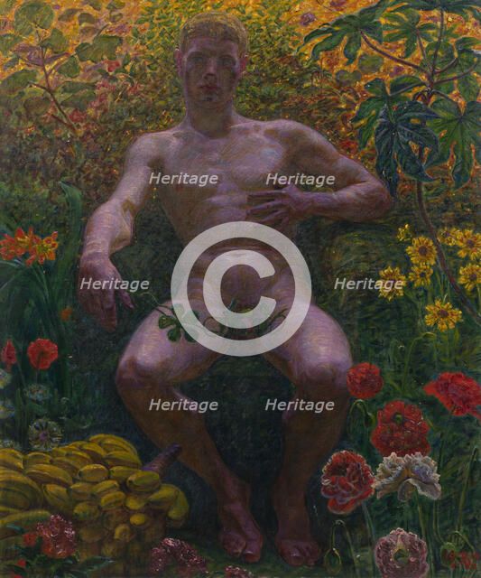 Adam in Paradise, 1914. Creator: Kristian Zahrtmann.