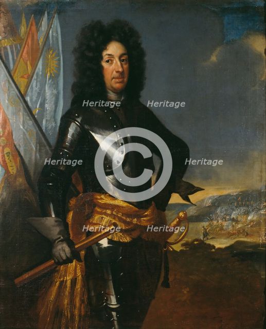 Adam Ludvig Lewenhaupt, 1659-1719, count, general, late 17th-early 18th century. Creator: David von Krafft.