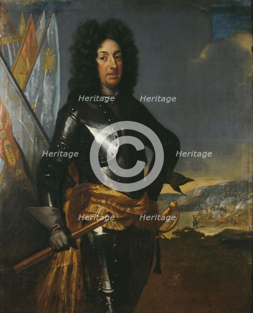 Adam Ludvig Lewenhaupt, 1659-1719, count, general, late 17th-early 18th century. Creator: David von Krafft.