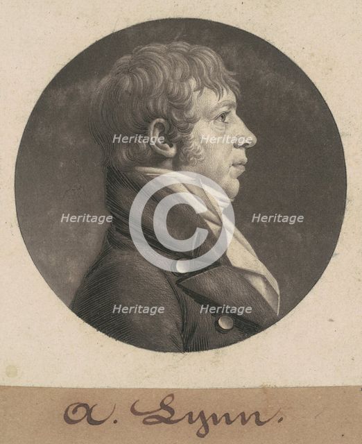 Adam Lynn, 1805. Creator: Charles Balthazar Julien Févret de Saint-Mémin.