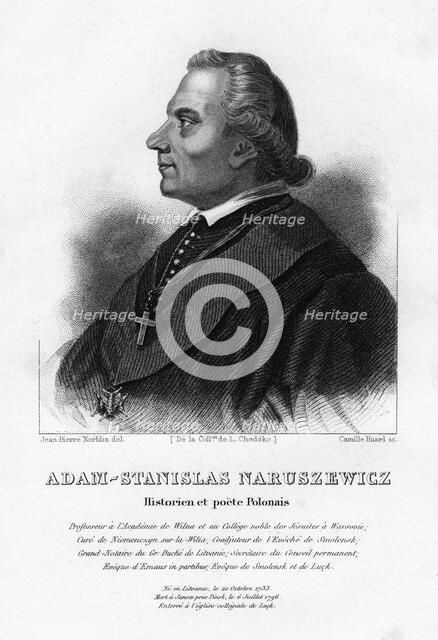 Adam Naruszewicz, Polish nobleman, 19th century. Artist: Camille Huard
