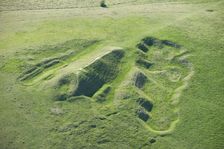 Adam's Grave long barrow on Walkers Hill, Wiltshire, 2015. Creator: Historic England