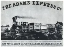 Adams Express Company advertisement, c1860s (1954)