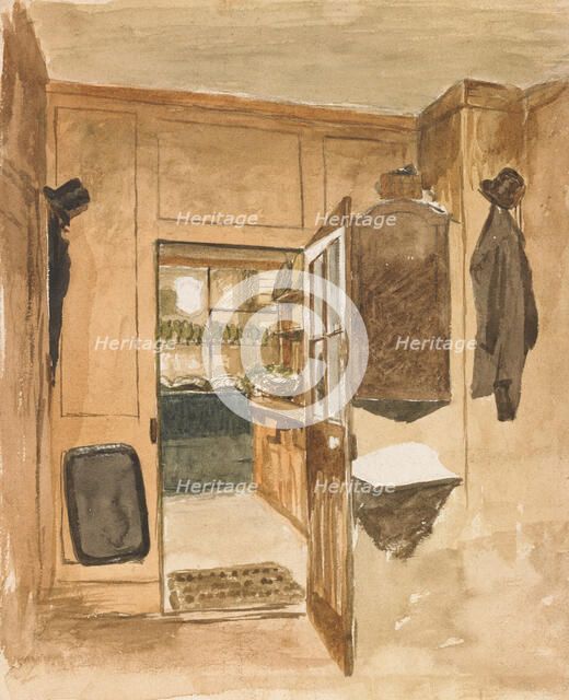 Adams' Lodgings, London, 1872-1874. Creator: John Ottis Adams.