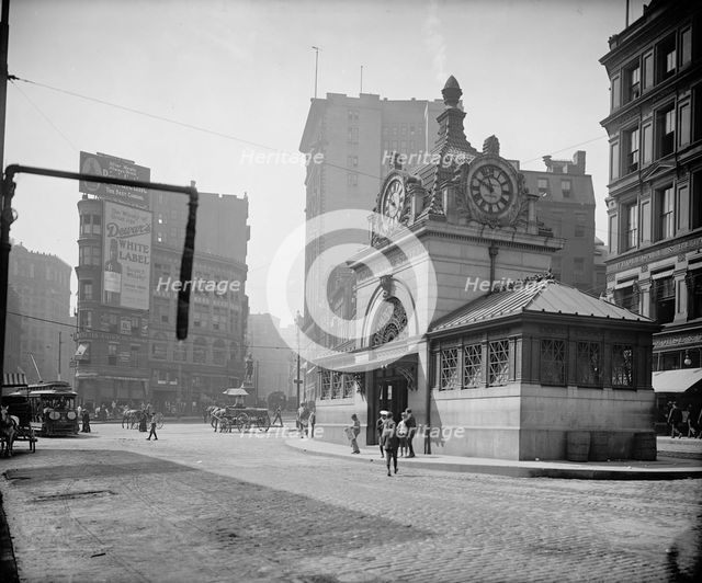 Adams Square, Boston, Mass., c1905. Creator: Unknown.