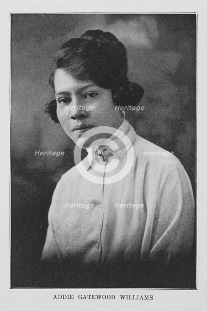 Addie Gatewood Williams, 1921. Creator: Unknown.