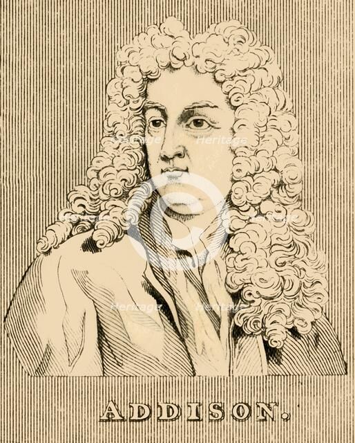'Addison', (1672-1719), 1830. Creator: Unknown.