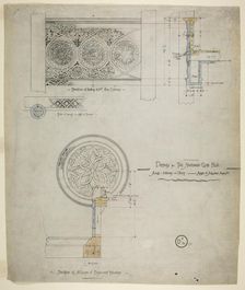 Addition and Alterations, Standard Club , Chicago, Illinois, Details, 1892. Creator: Adler & Sullivan