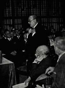Addressing a French Audience 24 September 1936, (1945). Creator: Unknown