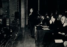 Addressing a Public Meeting at Finsbury Park 1924, (1945). Creator: Unknown
