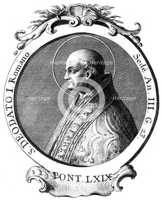 Adeodatus I, Pope of the Catholic Church. Artist: Unknown