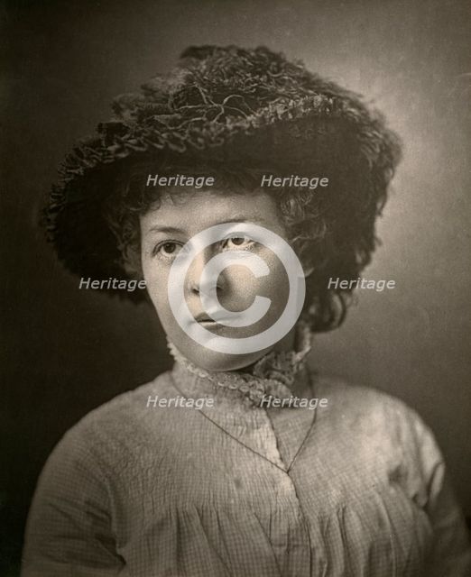 Adela Measor, Irish actress, 1882. Artist: London Stereoscopic & Photographic Co