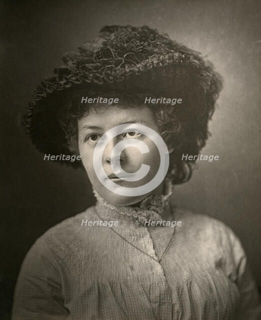 Adela Measor, Irish actress, 1882. Artist: London Stereoscopic & Photographic Co