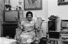 Adelaide Hall at Home, London, May 1989. Creator: Brian O'Connor